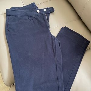 Chaps navy blue twill pants
